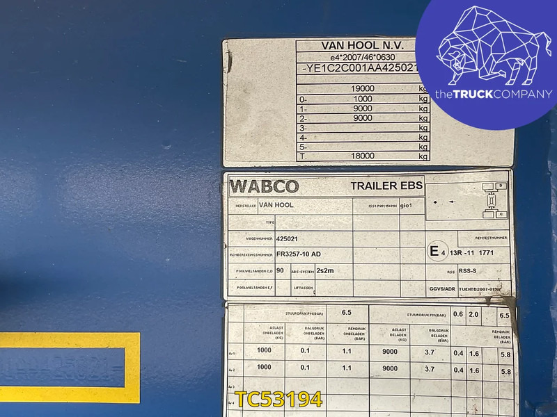 Van Hool - Τρέιλερ κουρτίνα: φωτογραφία 3 Van Hool - Τρέιλερ κουρτίνα: φωτογραφία 3