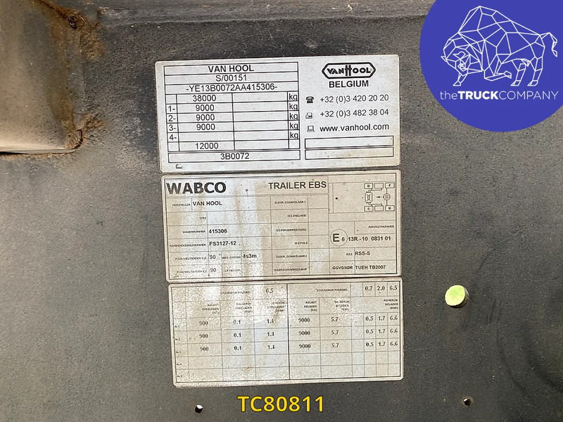 Van Hool  - Επικαθήμενο κόφα: φωτογραφία 2 Van Hool  - Επικαθήμενο κόφα: φωτογραφία 2