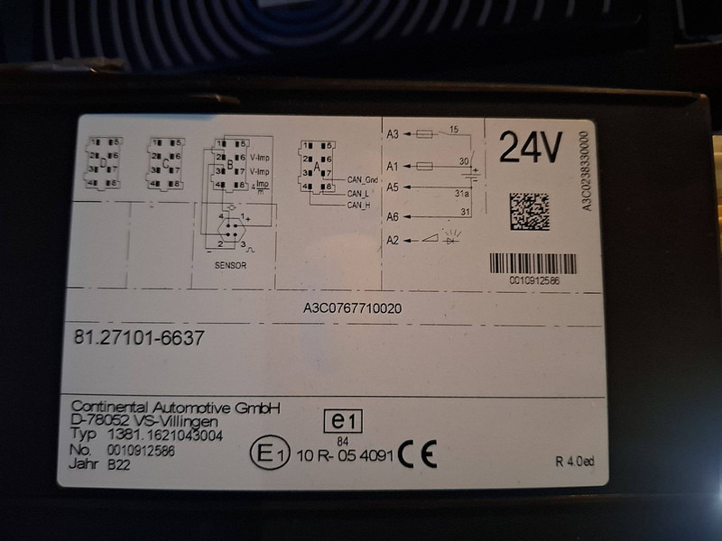 Φορτηγό μεταφοράς εμπορευματοκιβωτίων/ Κινητό αμάξωμα MAN 26.510 TGX GX 6X2 INTARDER: φωτογραφία 19