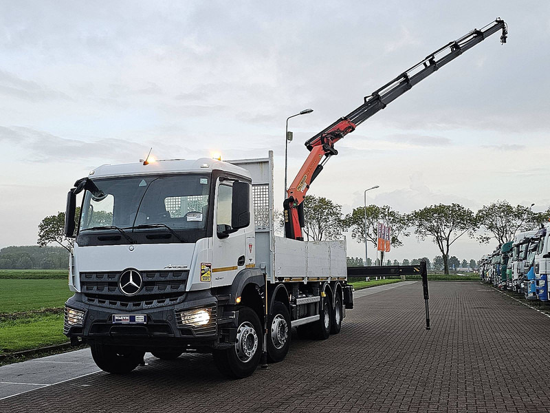 Mercedes-Benz AROCS 3240 Palfinger PK 27001-E - Φορτηγό με ανοιχτή καρότσα, Φορτηγό με γερανό: φωτογραφία 2 Mercedes-Benz AROCS 3240 Palfinger PK 27001-E - Φορτηγό με ανοιχτή καρότσα, Φορτηγό με γερανό: φωτογραφία 2