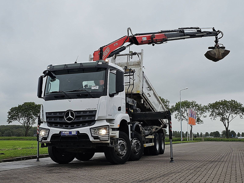 Mercedes-Benz AROCS 3243 FASSI F175A023 - Φορτηγό ανατρεπόμενο, Φορτηγό με γερανό: φωτογραφία 1 Mercedes-Benz AROCS 3243 FASSI F175A023 - Φορτηγό ανατρεπόμενο, Φορτηγό με γερανό: φωτογραφία 1
