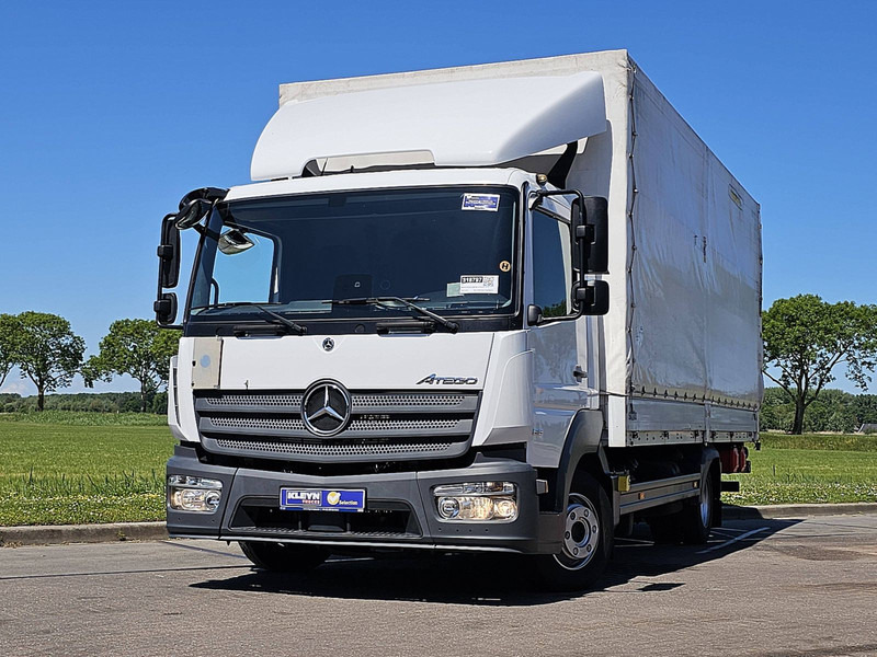 Mercedes-Benz ATEGO 818 AIRCO TAILLIFT HPEB - Φορτηγό μουσαμάς: φωτογραφία 1 Mercedes-Benz ATEGO 818 AIRCO TAILLIFT HPEB - Φορτηγό μουσαμάς: φωτογραφία 1