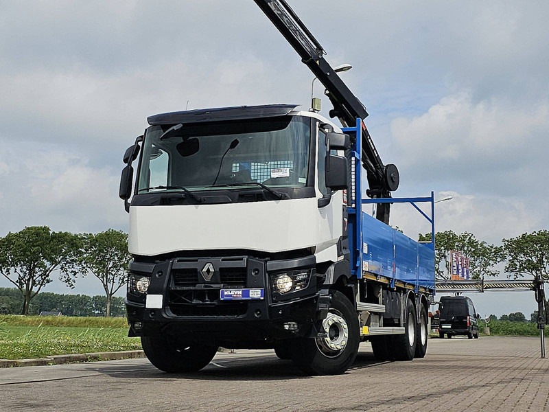 Renault K 430 HIAB 188ES4 - Φορτηγό με ανοιχτή καρότσα, Φορτηγό με γερανό: φωτογραφία 1 Renault K 430 HIAB 188ES4 - Φορτηγό με ανοιχτή καρότσα, Φορτηγό με γερανό: φωτογραφία 1