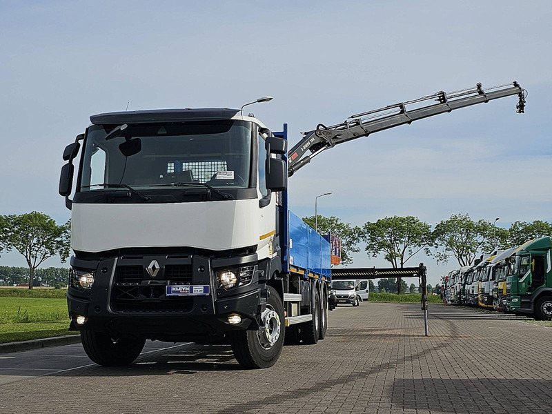 Renault K 430 HIAB 188ES4 - Φορτηγό με ανοιχτή καρότσα, Φορτηγό με γερανό: φωτογραφία 1 Renault K 430 HIAB 188ES4 - Φορτηγό με ανοιχτή καρότσα, Φορτηγό με γερανό: φωτογραφία 1