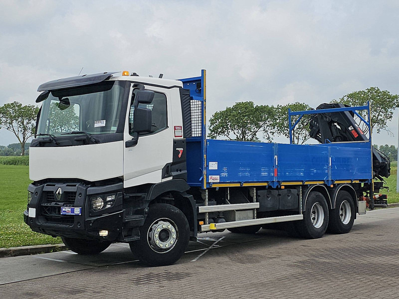 Renault K 430 HIAB 188ES4 - Φορτηγό με ανοιχτή καρότσα, Φορτηγό με γερανό: φωτογραφία 2 Renault K 430 HIAB 188ES4 - Φορτηγό με ανοιχτή καρότσα, Φορτηγό με γερανό: φωτογραφία 2
