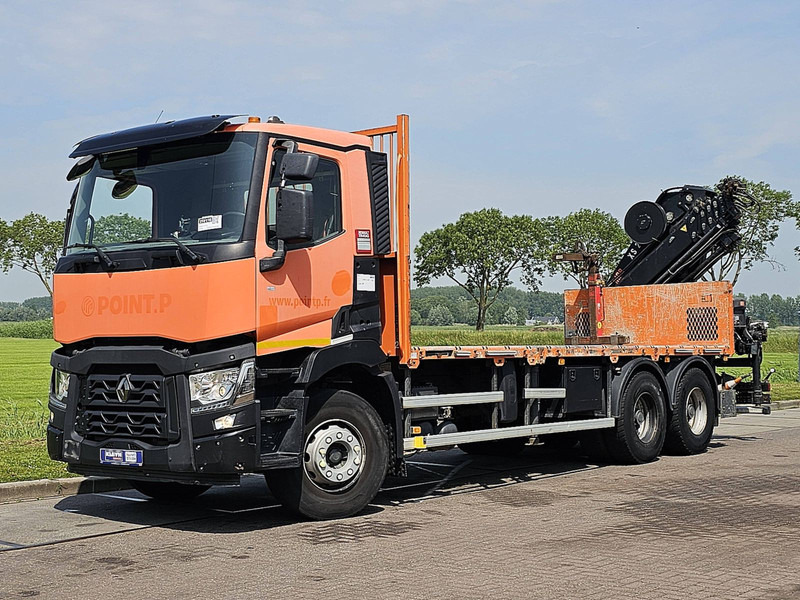 Renault K 430 HIAB211EP5 - Φορτηγό με ανοιχτή καρότσα, Φορτηγό με γερανό: φωτογραφία 2 Renault K 430 HIAB211EP5 - Φορτηγό με ανοιχτή καρότσα, Φορτηγό με γερανό: φωτογραφία 2