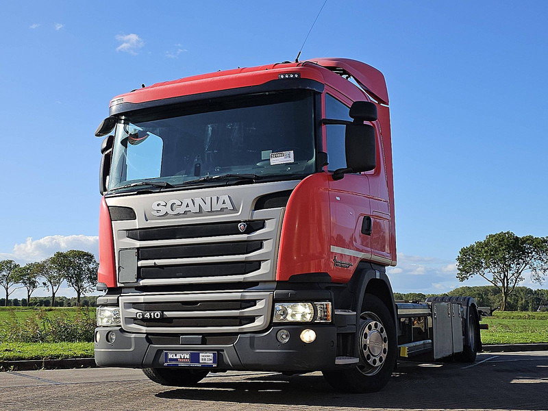 Scania G410 4X2 RETARDER WB550 - Φορτηγό μεταφοράς εμπορευματοκιβωτίων/ Κινητό αμάξωμα: φωτογραφία 1 Scania G410 4X2 RETARDER WB550 - Φορτηγό μεταφοράς εμπορευματοκιβωτίων/ Κινητό αμάξωμα: φωτογραφία 1
