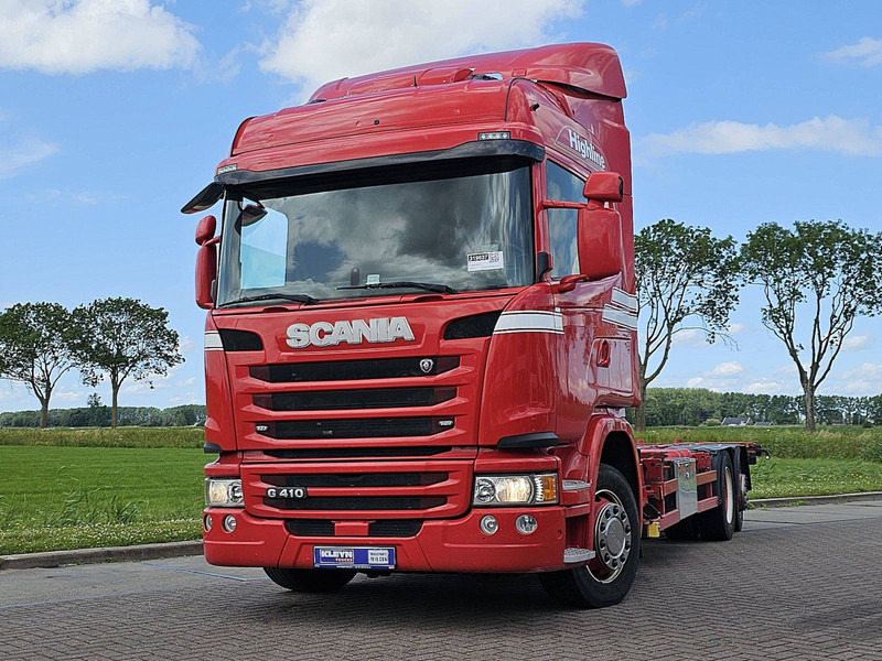 Scania G410 6X2*4 RETARDER - Φορτηγό μεταφοράς εμπορευματοκιβωτίων/ Κινητό αμάξωμα: φωτογραφία 1 Scania G410 6X2*4 RETARDER - Φορτηγό μεταφοράς εμπορευματοκιβωτίων/ Κινητό αμάξωμα: φωτογραφία 1