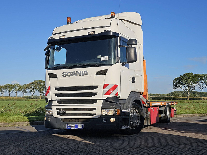 Scania R400 RETARDER TWISTLOCKS - Φορτηγό με ανοιχτή καρότσα: φωτογραφία 1 Scania R400 RETARDER TWISTLOCKS - Φορτηγό με ανοιχτή καρότσα: φωτογραφία 1