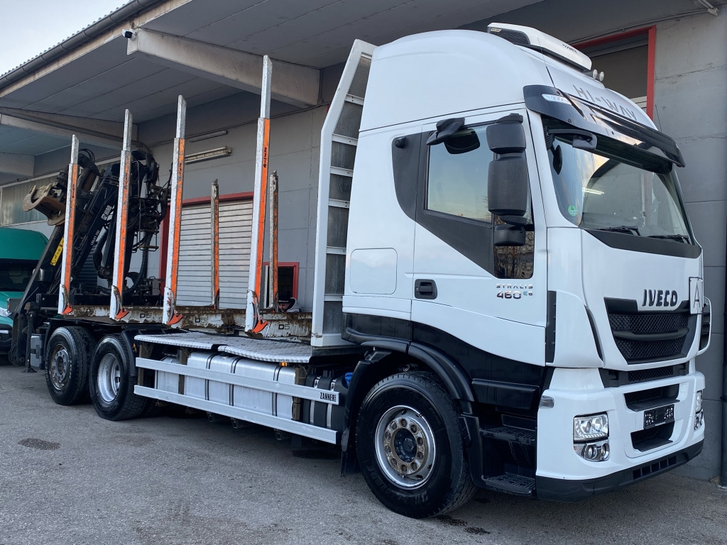 Iveco Stralis 460 HIAB Loglift F115Z 80 EXTE Rungen - Φορτηγό ξυλείας, Φορτηγό με γερανό: φωτογραφία 1 Iveco Stralis 460 HIAB Loglift F115Z 80 EXTE Rungen - Φορτηγό ξυλείας, Φορτηγό με γερανό: φωτογραφία 1