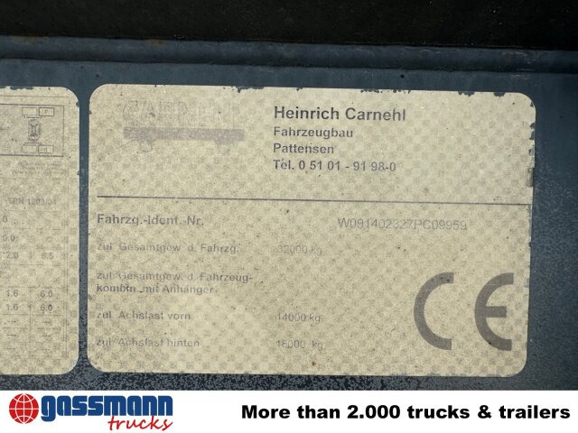 Carnehl CHKS/HH, Stahlmulde ca. 25m³ - Επικαθήμενο ανατρεπόμενο: φωτογραφία 2 Carnehl CHKS/HH, Stahlmulde ca. 25m³ - Επικαθήμενο ανατρεπόμενο: φωτογραφία 2