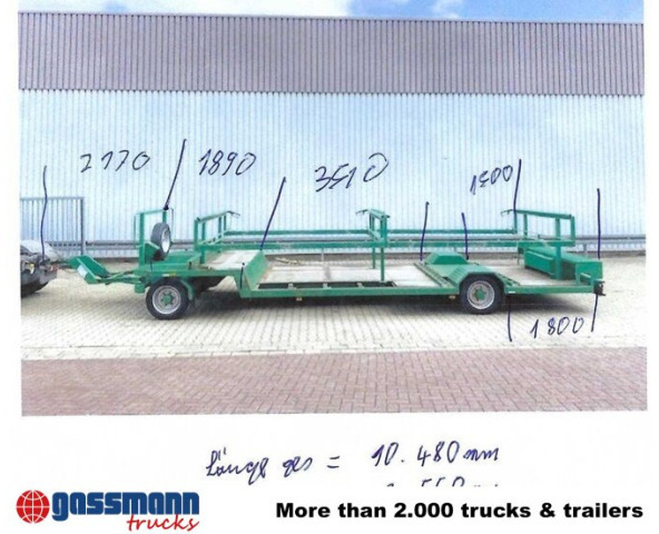 Ρυμούλκα με χαμηλό δάπεδο Empl TL 6,4 Spezial-Tiefladeanhänger,: φωτογραφία 9 Ρυμούλκα με χαμηλό δάπεδο Empl TL 6,4 Spezial-Tiefladeanhänger,: φωτογραφία 9