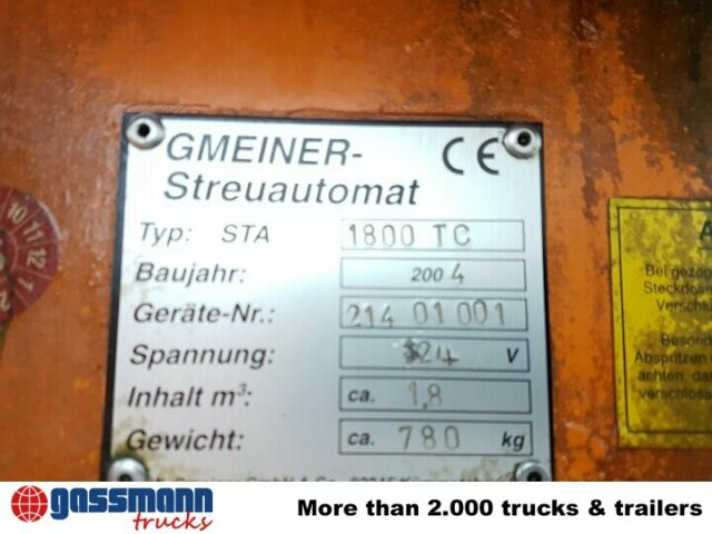Gmeiner Streuautomat STA 1800 TC mit - Αλατιέρα για Κοινοτικο όχημα/ Ειδικό όχημα: φωτογραφία 4 Gmeiner Streuautomat STA 1800 TC mit - Αλατιέρα για Κοινοτικο όχημα/ Ειδικό όχημα: φωτογραφία 4