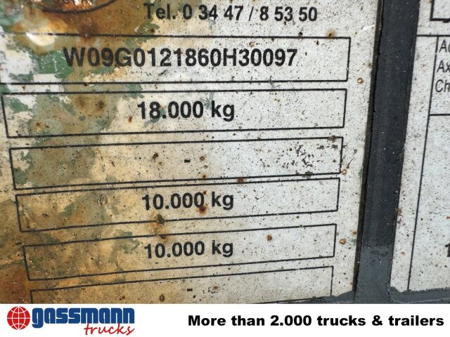 HKM A 18 ZB 3,4 Absetzanhänger - Ρυμούλκα γάντζος/ Αλυσιδάκι: φωτογραφία 2 HKM A 18 ZB 3,4 Absetzanhänger - Ρυμούλκα γάντζος/ Αλυσιδάκι: φωτογραφία 2