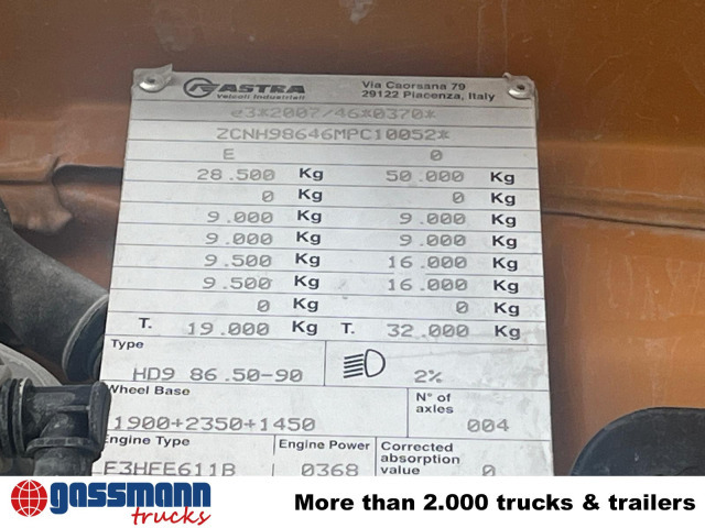 Iveco ASTRA HD9 86.50-90 8x6, Unfallschaden, Cursor 13 - Φορτηγό σασί: φωτογραφία 5 Iveco ASTRA HD9 86.50-90 8x6, Unfallschaden, Cursor 13 - Φορτηγό σασί: φωτογραφία 5