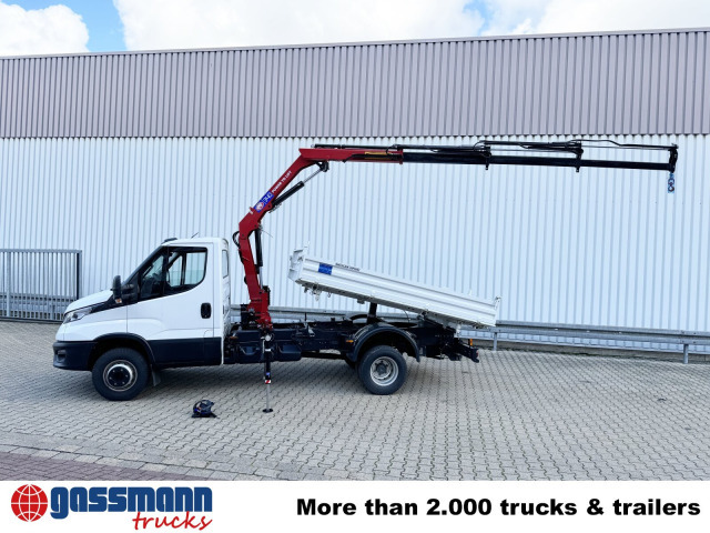 Iveco Daily 70C18H 4x2 mit Kran HMF 340-K3, Funk - Φορτηγό ανατρεπόμενο, Φορτηγό με γερανό: φωτογραφία 4 Iveco Daily 70C18H 4x2 mit Kran HMF 340-K3, Funk - Φορτηγό ανατρεπόμενο, Φορτηγό με γερανό: φωτογραφία 4