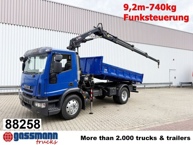 Iveco EuroCargo ML120E28K 4x2 mit Kran Hiab XS088 ES-3 - Φορτηγό ανατρεπόμενο, Φορτηγό με γερανό: φωτογραφία 1 Iveco EuroCargo ML120E28K 4x2 mit Kran Hiab XS088 ES-3 - Φορτηγό ανατρεπόμενο, Φορτηγό με γερανό: φωτογραφία 1