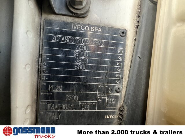 Iveco EuroCargo ML80E18K 4x2 - Φορτηγό ανατρεπόμενο: φωτογραφία 2 Iveco EuroCargo ML80E18K 4x2 - Φορτηγό ανατρεπόμενο: φωτογραφία 2