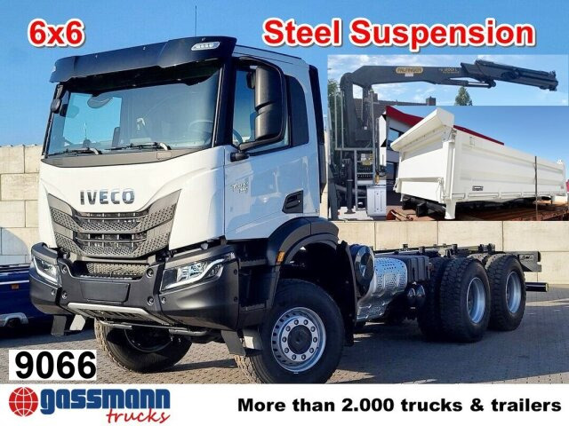 Iveco T-Way 360 6x6, Kran 12-21m/t - Φορτηγό ανατρεπόμενο, Φορτηγό με γερανό: φωτογραφία 1 Iveco T-Way 360 6x6, Kran 12-21m/t - Φορτηγό ανατρεπόμενο, Φορτηγό με γερανό: φωτογραφία 1