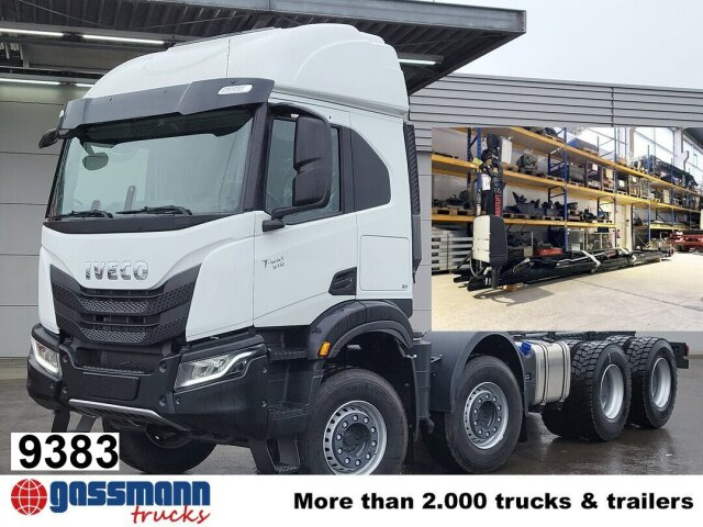Iveco T-Way AT410T51/58 8x4, Retarder, 4x VORHANDEN! - Φορτηγό φόρτωσης γάντζου: φωτογραφία 1 Iveco T-Way AT410T51/58 8x4, Retarder, 4x VORHANDEN! - Φορτηγό φόρτωσης γάντζου: φωτογραφία 1