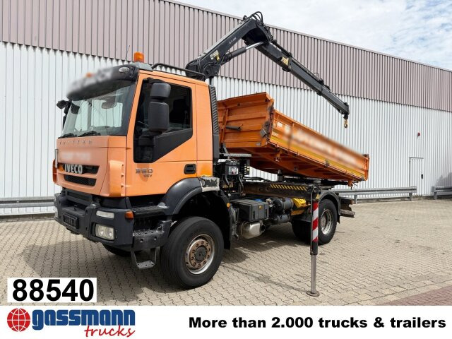 Iveco Trakker AD190T36W 4x4, EEV, Kran Hiab 111BS-2 - Φορτηγό ανατρεπόμενο, Φορτηγό με γερανό: φωτογραφία 1 Iveco Trakker AD190T36W 4x4, EEV, Kran Hiab 111BS-2 - Φορτηγό ανατρεπόμενο, Φορτηγό με γερανό: φωτογραφία 1