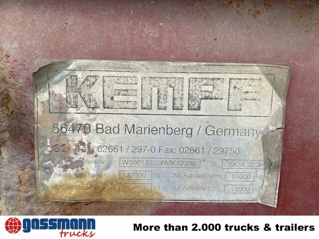Kempf SKM 32/2 Stahlmulde ca. 24m³, Liftachse, - Επικαθήμενο ανατρεπόμενο: φωτογραφία 4 Kempf SKM 32/2 Stahlmulde ca. 24m³, Liftachse, - Επικαθήμενο ανατρεπόμενο: φωτογραφία 4