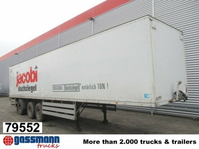 Kögel SF 24 Kofferauflieger, gelenkte Achse, Rolltor, - Επικαθήμενο κόφα: φωτογραφία 1 Kögel SF 24 Kofferauflieger, gelenkte Achse, Rolltor, - Επικαθήμενο κόφα: φωτογραφία 1