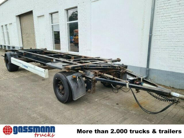 Krone AZW 18, BDF - Ρυμούλκα μεταφοράς εμπορευματοκιβωτίων/ Κινητό αμάξωμα: φωτογραφία 2 Krone AZW 18, BDF - Ρυμούλκα μεταφοράς εμπορευματοκιβωτίων/ Κινητό αμάξωμα: φωτογραφία 2