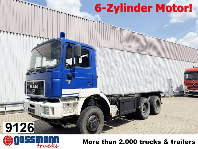 MAN 27.403 6x6 BB, EX-THW - Φορτηγό σασί: φωτογραφία 1 MAN 27.403 6x6 BB, EX-THW - Φορτηγό σασί: φωτογραφία 1