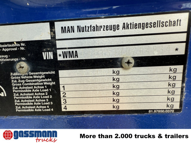 MAN 27.403 6x6 BB, EX-THW - Φορτηγό σασί: φωτογραφία 3 MAN 27.403 6x6 BB, EX-THW - Φορτηγό σασί: φωτογραφία 3