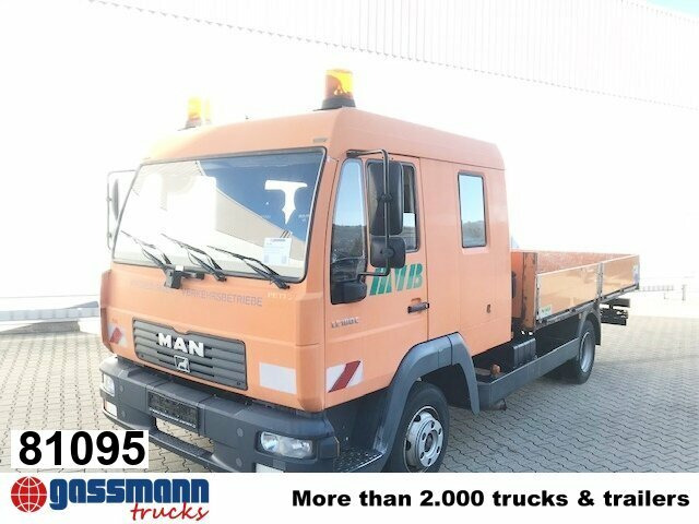 MAN LE 8.185 LC Doka 4x2 BB, 2x AHK - Φορτηγό με ανοιχτή καρότσα: φωτογραφία 1 MAN LE 8.185 LC Doka 4x2 BB, 2x AHK - Φορτηγό με ανοιχτή καρότσα: φωτογραφία 1