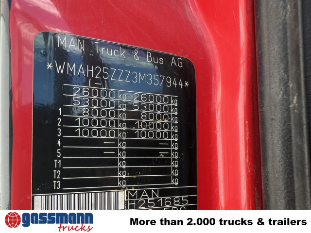 MAN TGA 26.363 6x4 BB, 2-S-Alukipper - Φορτηγό ανατρεπόμενο, Φορτηγό με γερανό: φωτογραφία 2 MAN TGA 26.363 6x4 BB, 2-S-Alukipper - Φορτηγό ανατρεπόμενο, Φορτηγό με γερανό: φωτογραφία 2