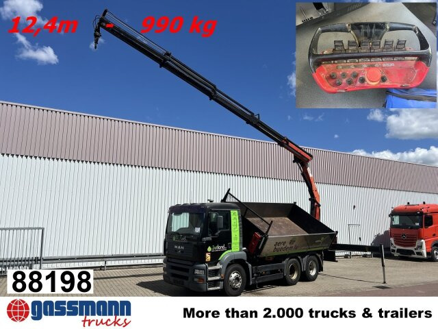 MAN TGA 26.363 6x4 BB, PK 16502 C Kran, absattelbar, - Φορτηγό ανατρεπόμενο, Φορτηγό με γερανό: φωτογραφία 1 MAN TGA 26.363 6x4 BB, PK 16502 C Kran, absattelbar, - Φορτηγό ανατρεπόμενο, Φορτηγό με γερανό: φωτογραφία 1