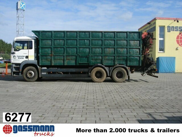 MAN TGA 26.413 BB 6x4 Kran Heckkran Jonsered 1020 - Φορτηγό ξυλείας, Φορτηγό με γερανό: φωτογραφία 1 MAN TGA 26.413 BB 6x4 Kran Heckkran Jonsered 1020 - Φορτηγό ξυλείας, Φορτηγό με γερανό: φωτογραφία 1