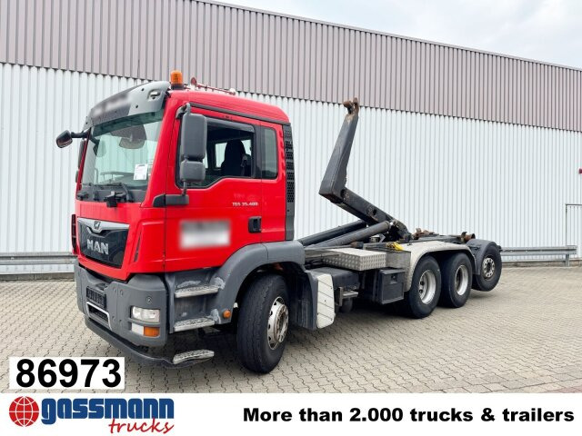 MAN TGA 35.400 8X4-4 BL, Lenk-/Liftachse - Φορτηγό φόρτωσης γάντζου: φωτογραφία 1 MAN TGA 35.400 8X4-4 BL, Lenk-/Liftachse - Φορτηγό φόρτωσης γάντζου: φωτογραφία 1