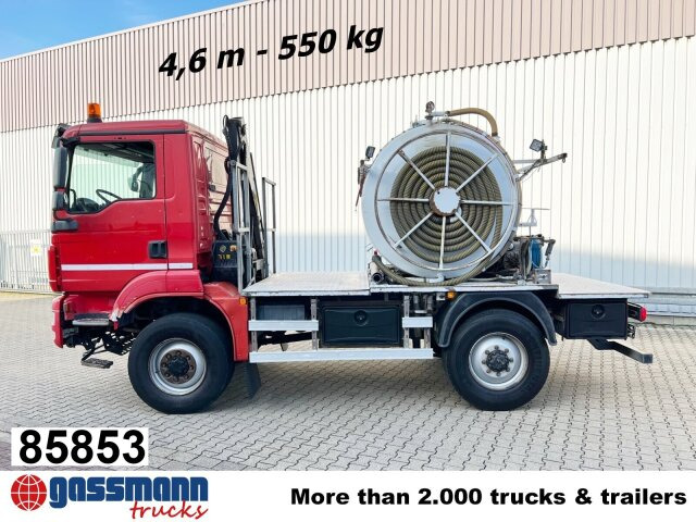 MAN TGM 13.250/340 4X4 BL, Kran Hiab 026 T-3, - Φορτηγό με γερανό: φωτογραφία 1 MAN TGM 13.250/340 4X4 BL, Kran Hiab 026 T-3, - Φορτηγό με γερανό: φωτογραφία 1