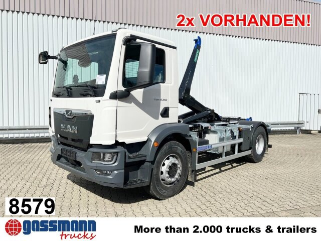 MAN TGM 18.250/340 4x2 BL CH, Funk, 2x VORHANDEN - Φορτηγό φόρτωσης γάντζου: φωτογραφία 1 MAN TGM 18.250/340 4x2 BL CH, Funk, 2x VORHANDEN - Φορτηγό φόρτωσης γάντζου: φωτογραφία 1
