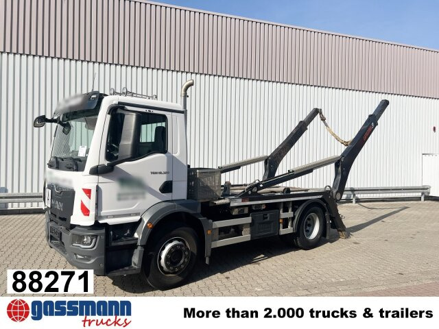 MAN TGM 18.320 4x2 BL, Hiab Tele-Absetzanlage, Funk - Φορτηγό καδοφόρος φορτωτής: φωτογραφία 1 MAN TGM 18.320 4x2 BL, Hiab Tele-Absetzanlage, Funk - Φορτηγό καδοφόρος φορτωτής: φωτογραφία 1