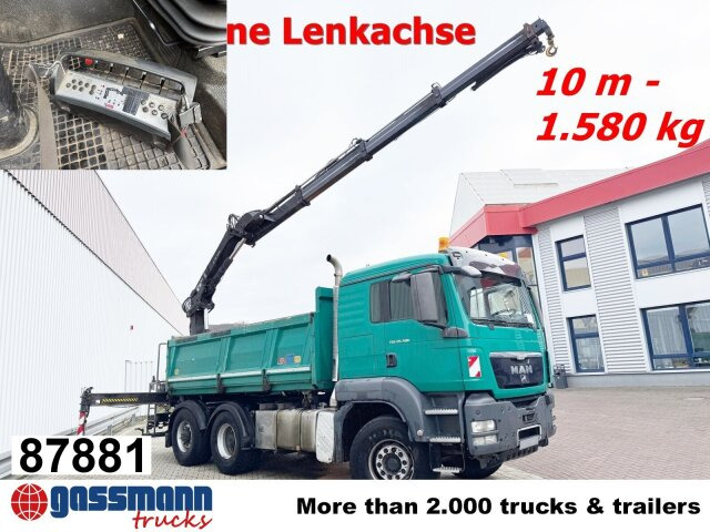 MAN TGS 26.480 6x4 BL Maurer, Lenkachse, Bordmatik, - Φορτηγό ανατρεπόμενο, Φορτηγό με γερανό: φωτογραφία 1 MAN TGS 26.480 6x4 BL Maurer, Lenkachse, Bordmatik, - Φορτηγό ανατρεπόμενο, Φορτηγό με γερανό: φωτογραφία 1