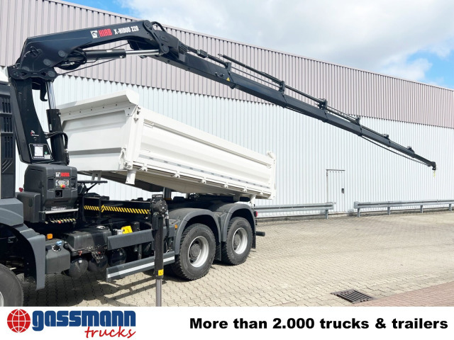 MAN TGS 33.430 6x6 BB CH mit Kran Hiab X-HiDuo 228 - Φορτηγό ανατρεπόμενο, Φορτηγό με γερανό: φωτογραφία 2 MAN TGS 33.430 6x6 BB CH mit Kran Hiab X-HiDuo 228 - Φορτηγό ανατρεπόμενο, Φορτηγό με γερανό: φωτογραφία 2