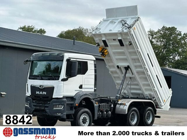 MAN TGS 33.480 6x6 BB CH, Hohe Bauart, Nebenantrieb - Φορτηγό ανατρεπόμενο: φωτογραφία 1 MAN TGS 33.480 6x6 BB CH, Hohe Bauart, Nebenantrieb - Φορτηγό ανατρεπόμενο: φωτογραφία 1