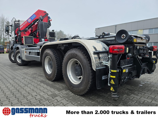 MAN TGS 35.480 8X4 BL, Intarder, Kran HMF 3220-K6, - Φορτηγό φόρτωσης γάντζου, Φορτηγό με γερανό: φωτογραφία 4 MAN TGS 35.480 8X4 BL, Intarder, Kran HMF 3220-K6, - Φορτηγό φόρτωσης γάντζου, Φορτηγό με γερανό: φωτογραφία 4