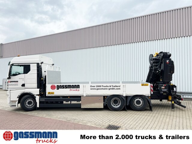 MAN TGX 26.510 6x2-4 LL, Kran Hiab X-HiPro 548 E-8, - Φορτηγό με ανοιχτή καρότσα, Φορτηγό με γερανό: φωτογραφία 2 MAN TGX 26.510 6x2-4 LL, Kran Hiab X-HiPro 548 E-8, - Φορτηγό με ανοιχτή καρότσα, Φορτηγό με γερανό: φωτογραφία 2