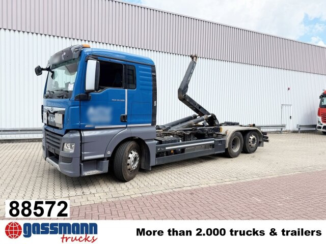 MAN TGX 26.580 6x2-4 BL, Intarder, Lenk-/Liftachse, - Φορτηγό φόρτωσης γάντζου: φωτογραφία 1 MAN TGX 26.580 6x2-4 BL, Intarder, Lenk-/Liftachse, - Φορτηγό φόρτωσης γάντζου: φωτογραφία 1