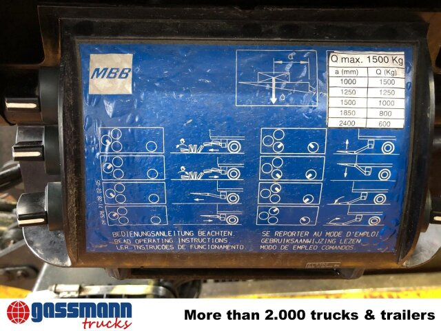 MBB 1500KUZF Ladebordwand unterfaltbar, 1,5t - Υδραυλική πόρτα για Φορτηγό: φωτογραφία 3 MBB 1500KUZF Ladebordwand unterfaltbar, 1,5t - Υδραυλική πόρτα για Φορτηγό: φωτογραφία 3
