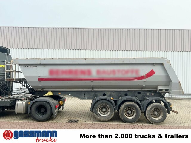 Meiller MHPS 12/27, Stahlmulde ca. 26m³, Liftachse - Επικαθήμενο ανατρεπόμενο: φωτογραφία 4 Meiller MHPS 12/27, Stahlmulde ca. 26m³, Liftachse - Επικαθήμενο ανατρεπόμενο: φωτογραφία 4