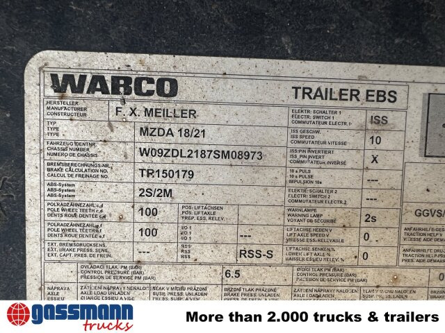 Meiller Meiller MZDA 18/2, geteilte Bordwände - Ρυμούλκα ανατρεπόμενο: φωτογραφία 3 Meiller Meiller MZDA 18/2, geteilte Bordwände - Ρυμούλκα ανατρεπόμενο: φωτογραφία 3