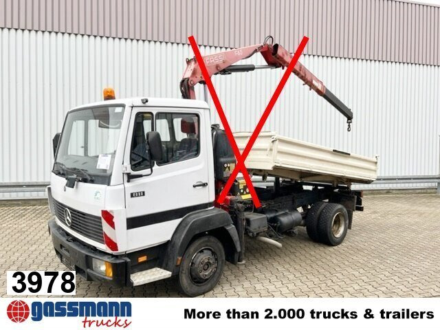 Mercedes-Benz 811 K 4x2 - Φορτηγό ανατρεπόμενο: φωτογραφία 1 Mercedes-Benz 811 K 4x2 - Φορτηγό ανατρεπόμενο: φωτογραφία 1
