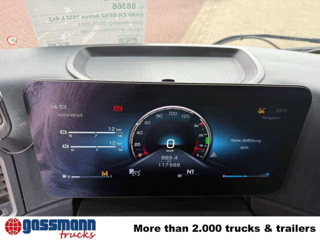 Mercedes-Benz Actros 1832 L 4x2, Navi, MultimediaCockpit, Funk - Φορτηγό καδοφόρος φορτωτής: φωτογραφία 5 Mercedes-Benz Actros 1832 L 4x2, Navi, MultimediaCockpit, Funk - Φορτηγό καδοφόρος φορτωτής: φωτογραφία 5
