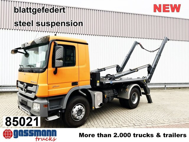 Mercedes-Benz Actros 2141 K 4x2, Tele-Absetzer - Φορτηγό καδοφόρος φορτωτής: φωτογραφία 1 Mercedes-Benz Actros 2141 K 4x2, Tele-Absetzer - Φορτηγό καδοφόρος φορτωτής: φωτογραφία 1